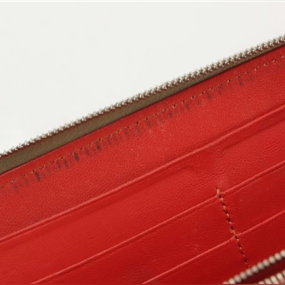 Céline Zip-Around Wallet in Taupe Beige Grained Leather, With Box - Picture 4 of 14
